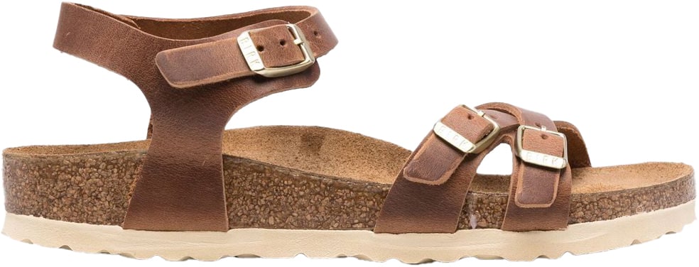 Birkenstock Sandals Leather Brown Bruin