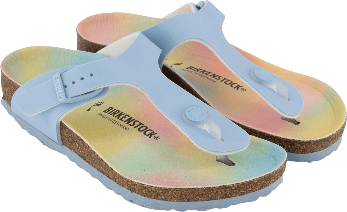 Birkenstock Birkenstock Kinder Meisjes Slippers Licht Blauw Blauw