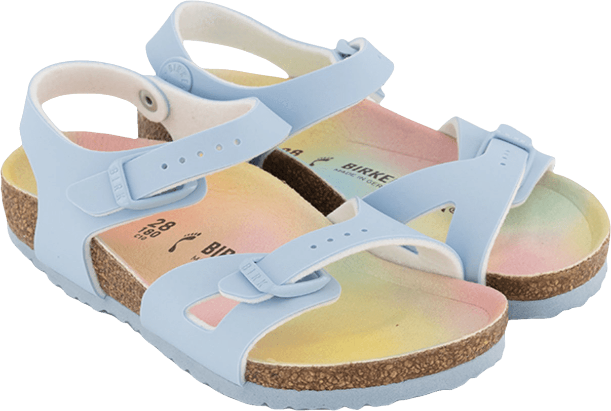 Birkenstock Birkenstock Kinder Meisjes Sandalen Licht Blauw Blauw