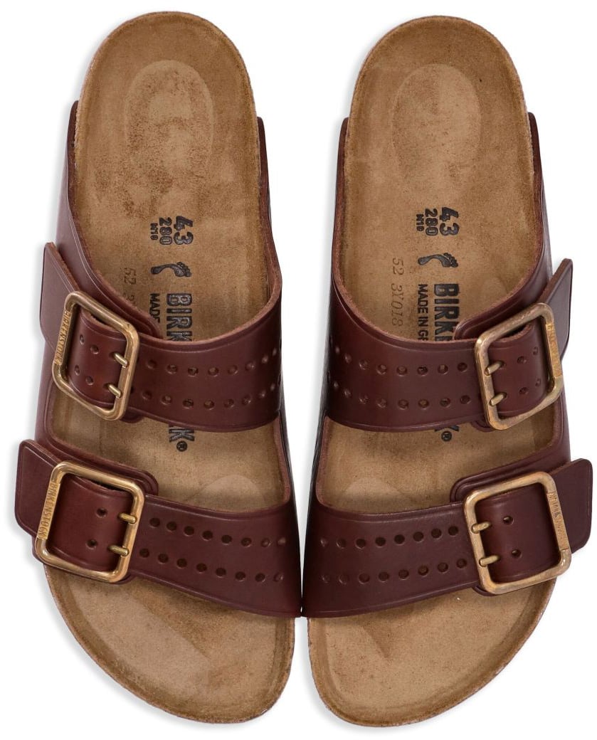 Birkenstock Sandals Leather Brown Bruin