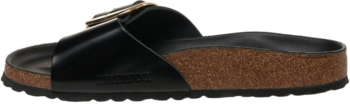 Birkenstock Sandals 'Madrid Big Buckle' Zwart