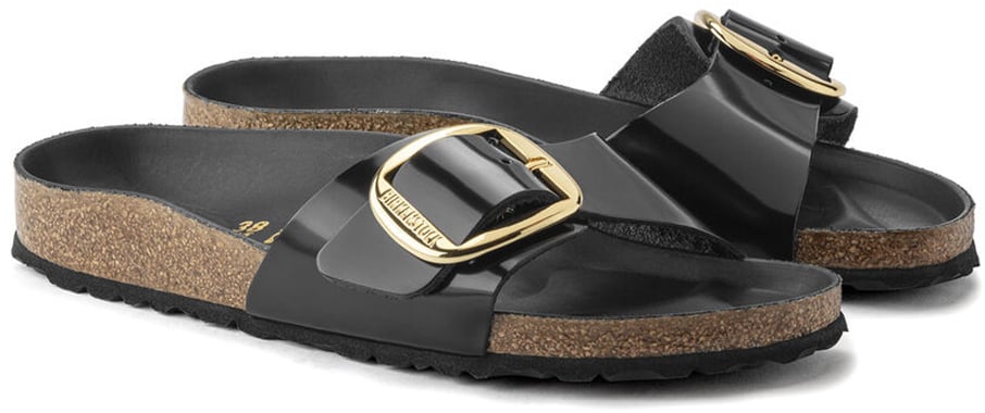 Birkenstock Sandals Shine Black Divers