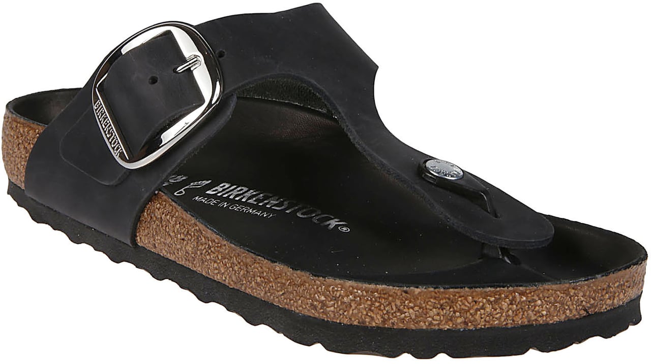 Birkenstock Gizeh Big Buckle Flip Flop Black Zwart