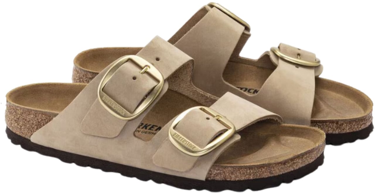 Birkenstock Birkenstock Arizona Big Buckle Slippers Zand 1024064 Beige