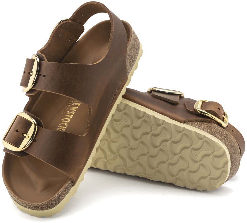 Birkenstock Sandals Cognac Bruin