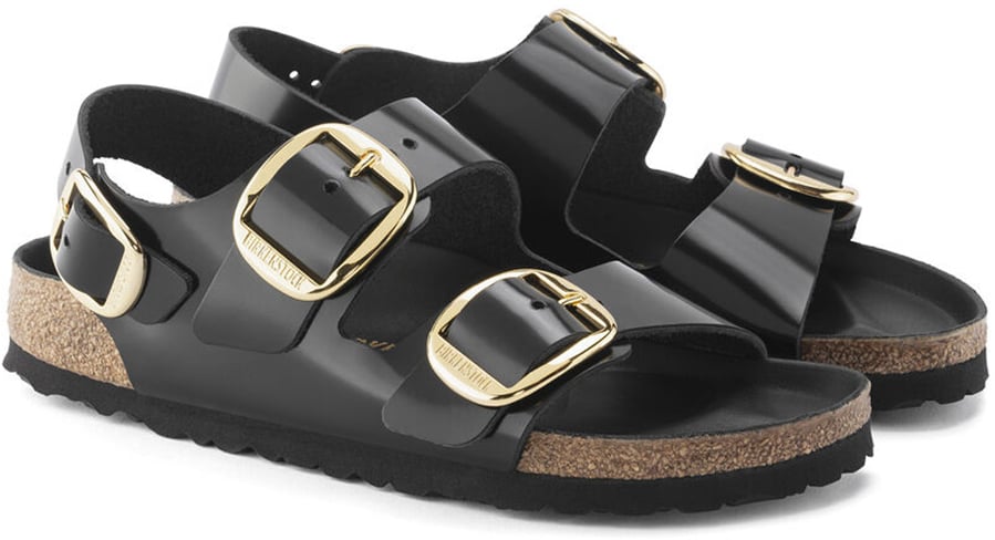 Birkenstock Sandals Shine Black Divers