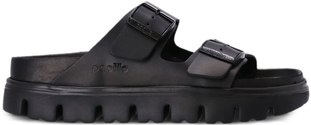Birkenstock ARIZONA PAP CHUNKY BLACK Zwart
