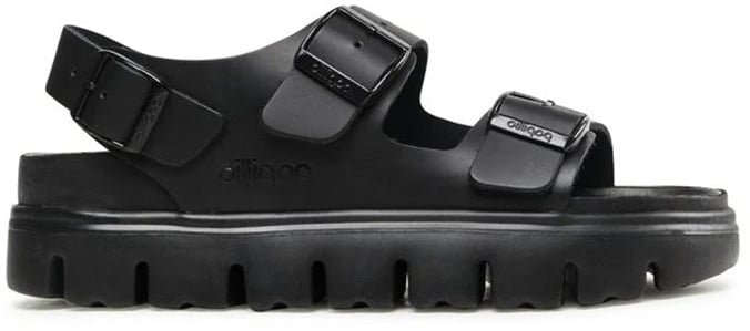 Birkenstock MILANO PAP CHUNKY BLACK Zwart