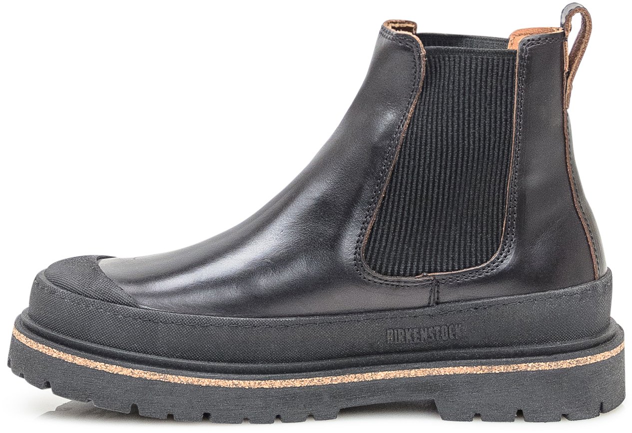 Birkenstock Birkenstock Stivaletto Chelsea in Pelle Nera Zwart