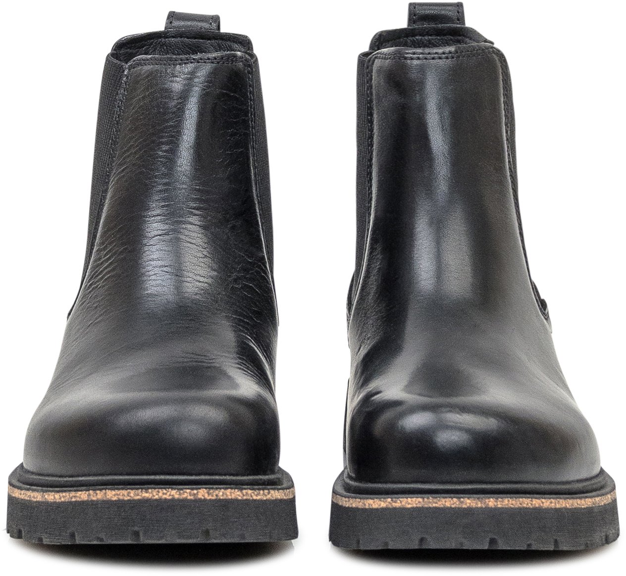 Birkenstock Birkenstock Stivaletto Chelsea Nero in Pelle Zwart