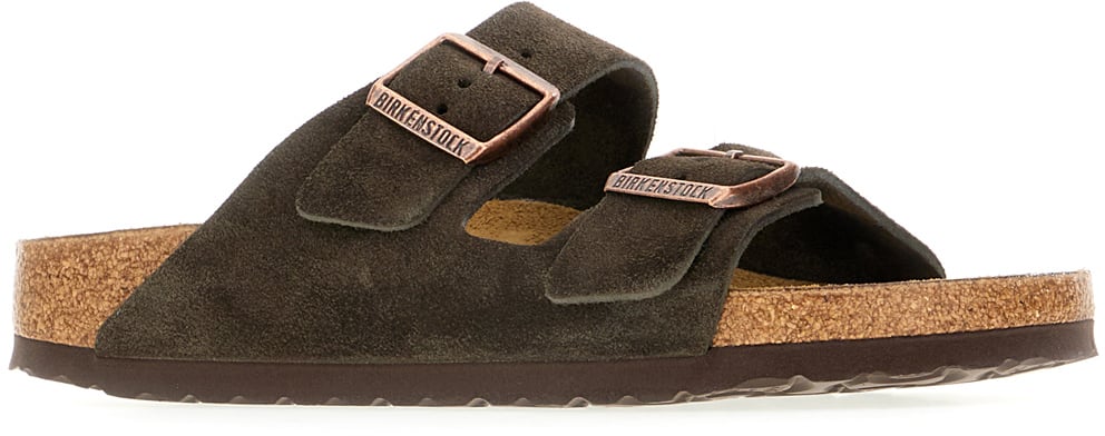 Birkenstock Brown suede Arizona sandals Bruin