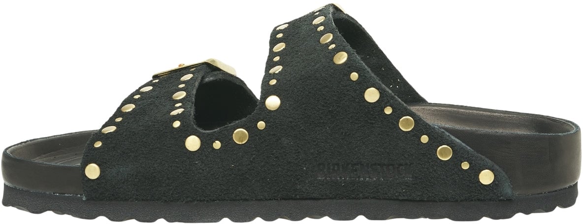Birkenstock Sandals 'Arizona Rivet' Zwart