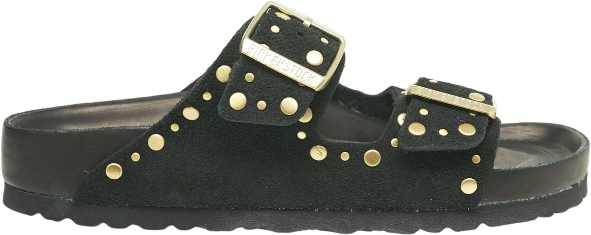Birkenstock Sandals 'Arizona Rivet' Zwart