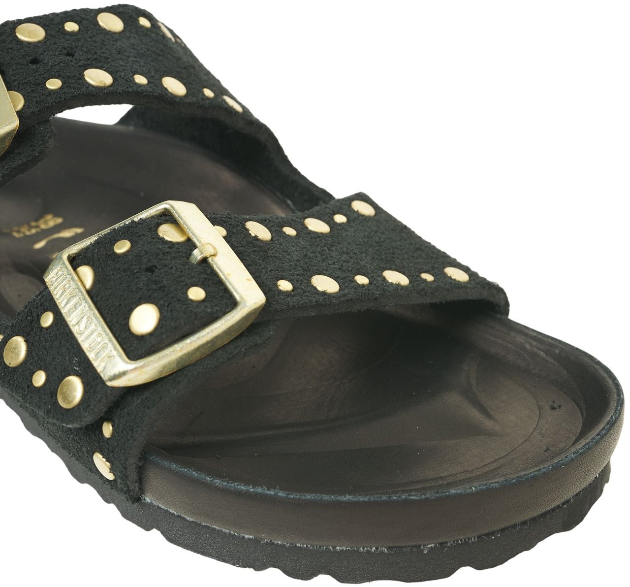 Birkenstock Sandals 'Arizona Rivet' Zwart