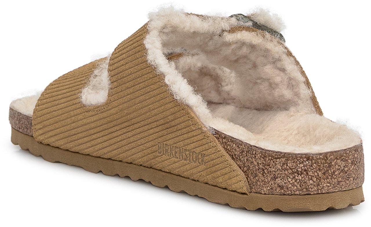 Birkenstock Sandalo Arizona Shearling Cord Bruin