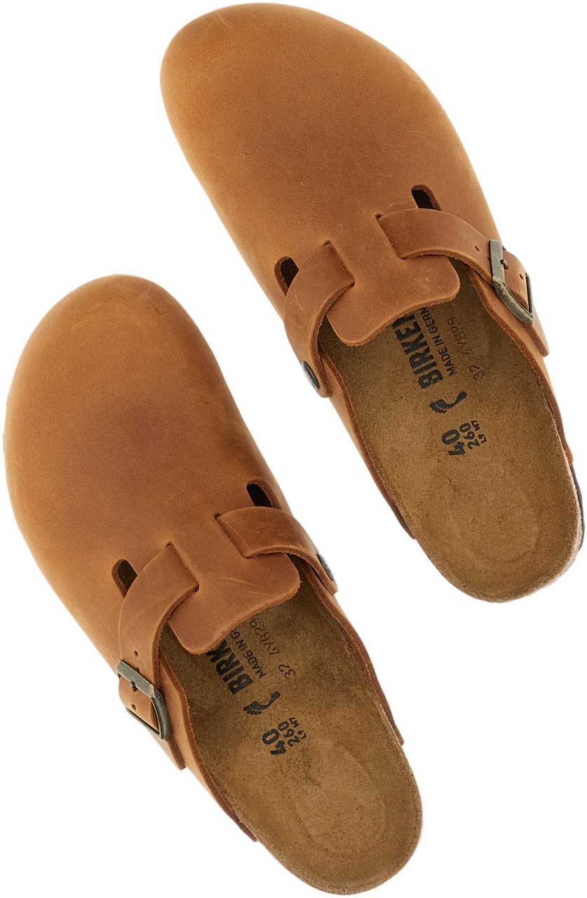 Birkenstock Narrow Fit Single Buckle Clogs Bruin