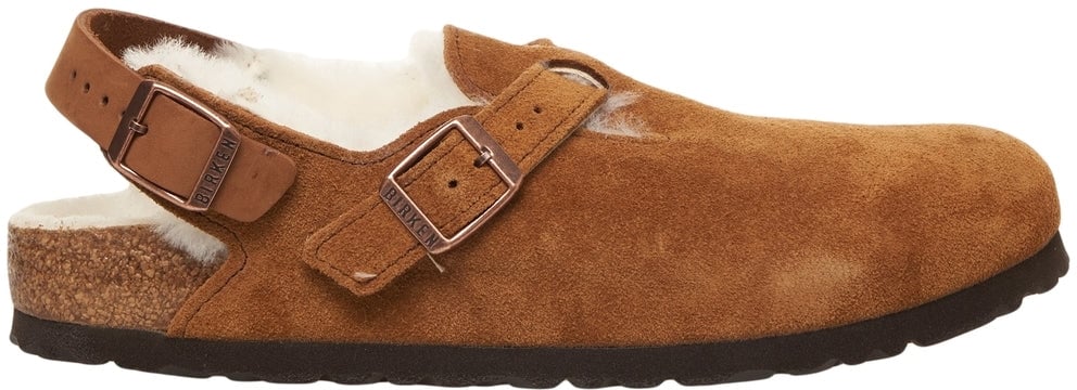 Birkenstock Clogs 'Tokio Shearling' Bruin
