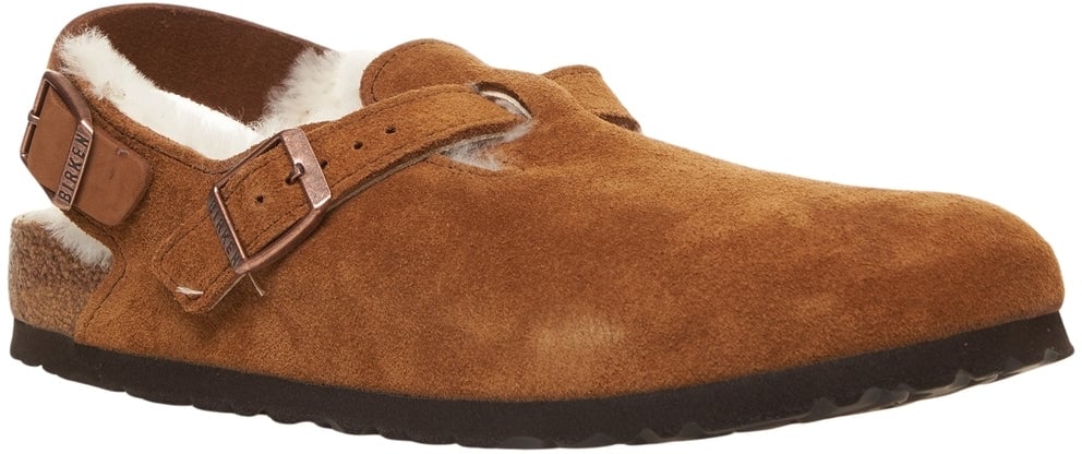 Birkenstock Clogs 'Tokio Shearling' Bruin