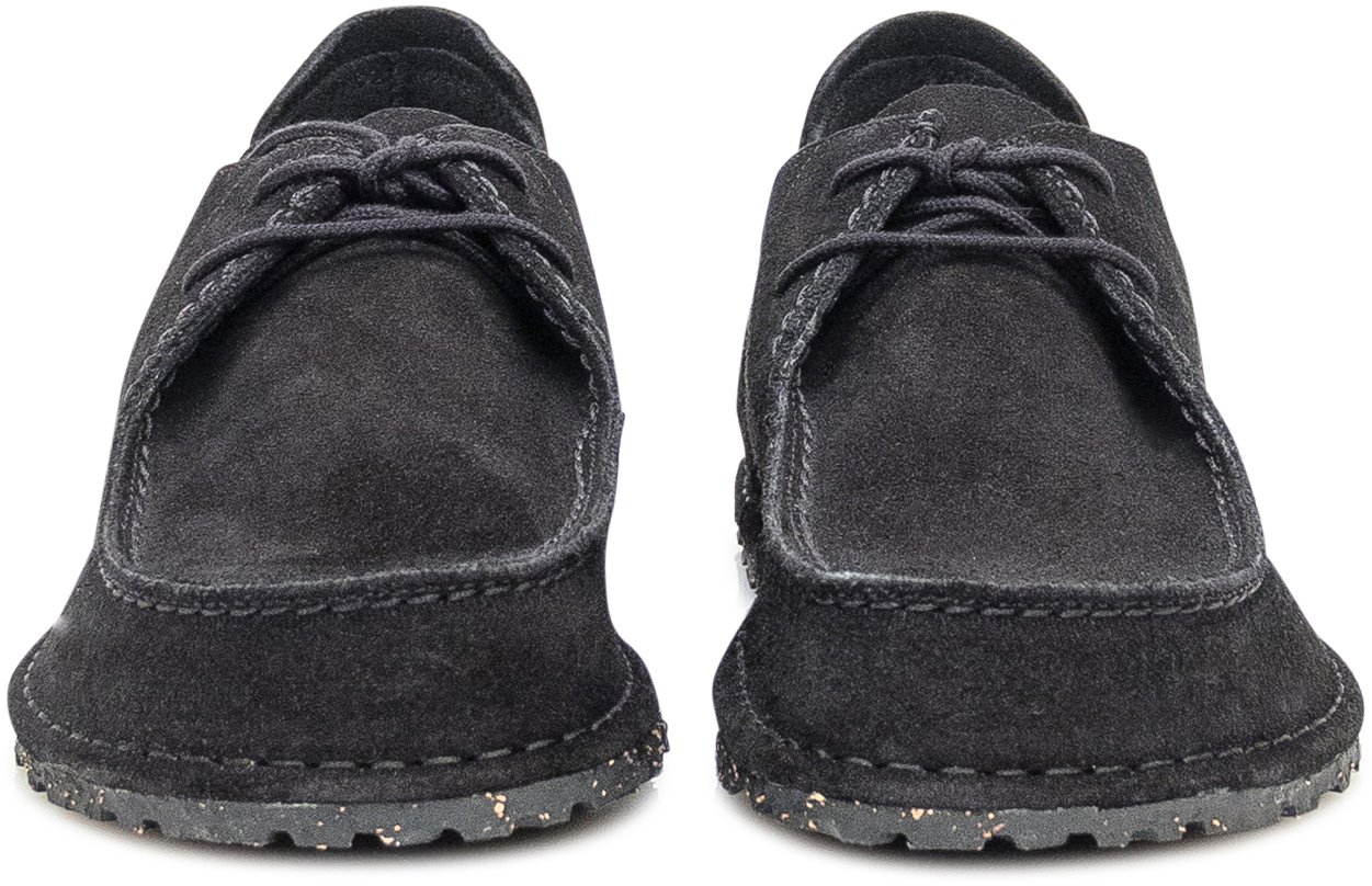 Birkenstock Birkenstock Stringata in Camoscio Nero Zwart