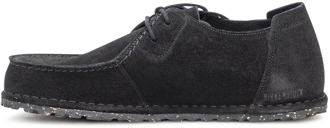 Birkenstock Birkenstock Stringata in Camoscio Nero Zwart