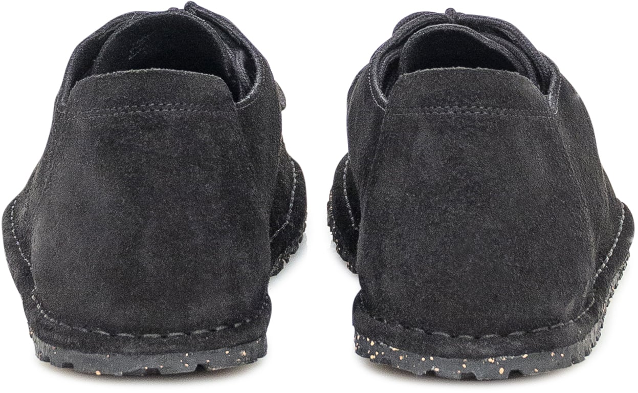 Birkenstock Birkenstock Stringata in Camoscio Nero Zwart