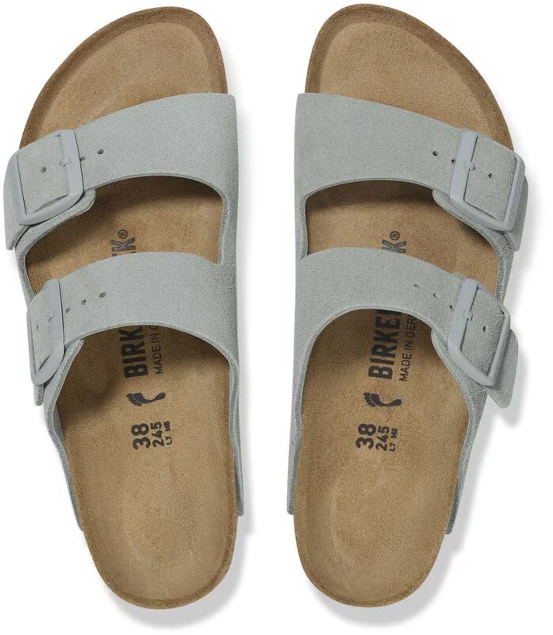 Birkenstock Birkenstock Arizona Narrow Slippers Lichtblauw 1029215 Blauw