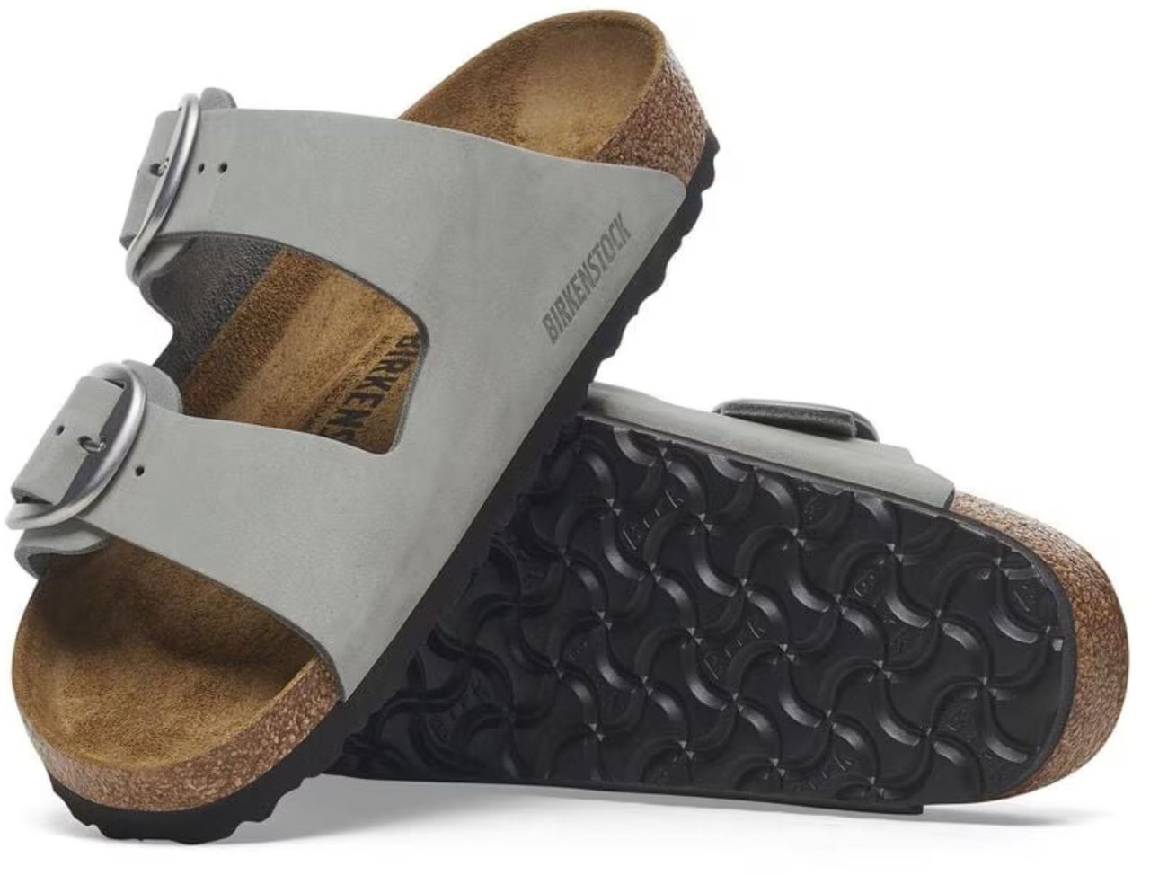 Birkenstock Arizona Big  Buckle Narrow Slippers Lichtblauw 1029311 Blauw