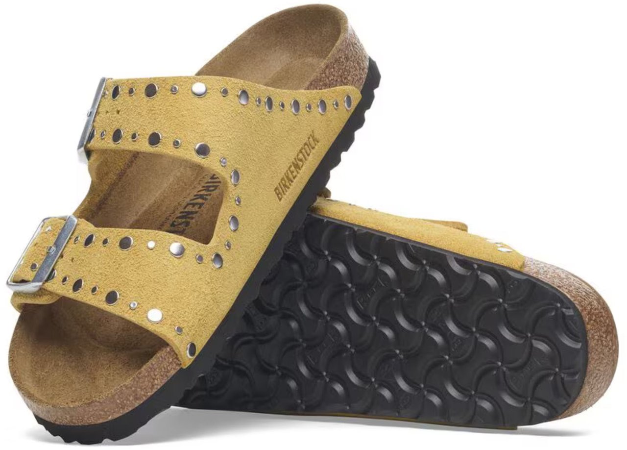 Birkenstock Birkenstock Arizona Rivet Leve Slippers Geel 1029362 Geel