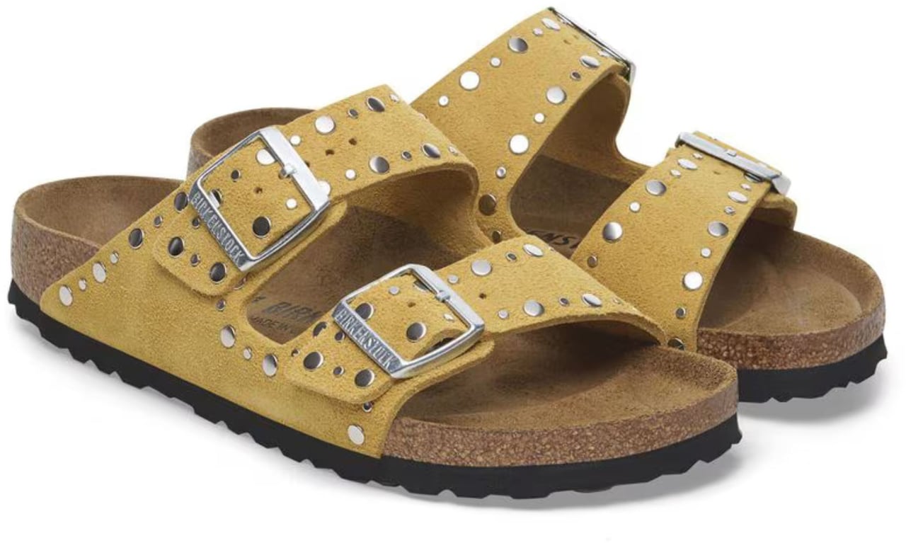 Birkenstock Birkenstock Arizona Rivet Leve Slippers Geel 1029362 Geel