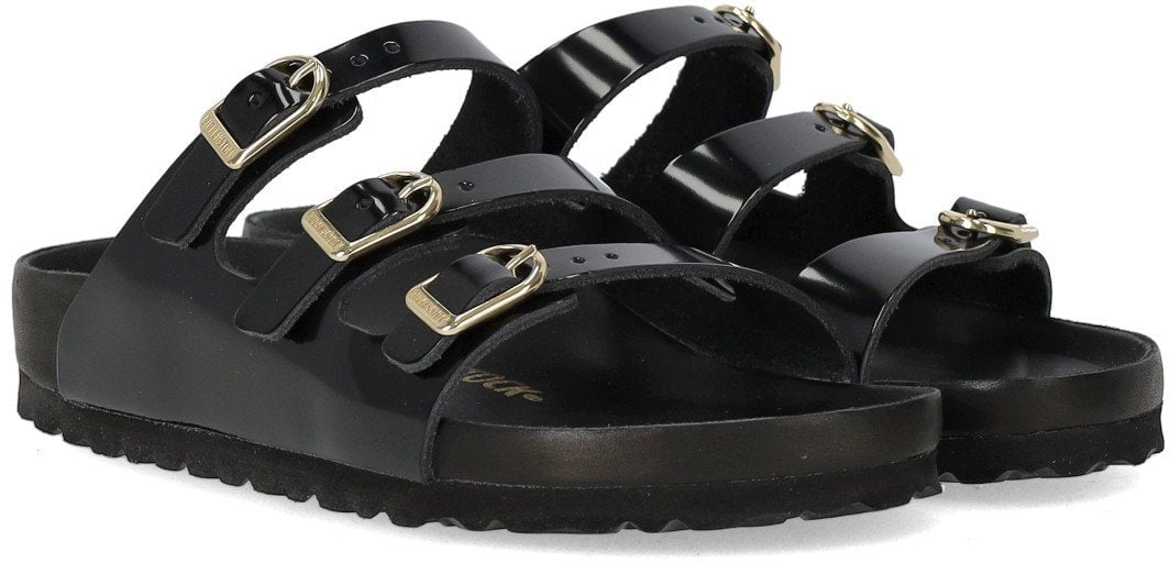 Birkenstock SANDAL FLORIDA EXQUISITE BIRKENSTOCK Zwart