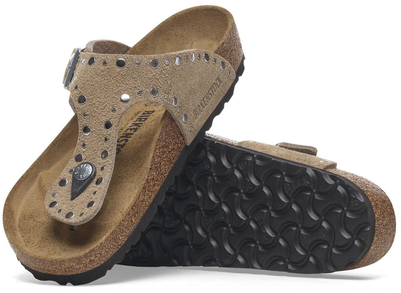 Birkenstock Gizeh Rivet Regular Slippers Taupe 1029388 Taupe