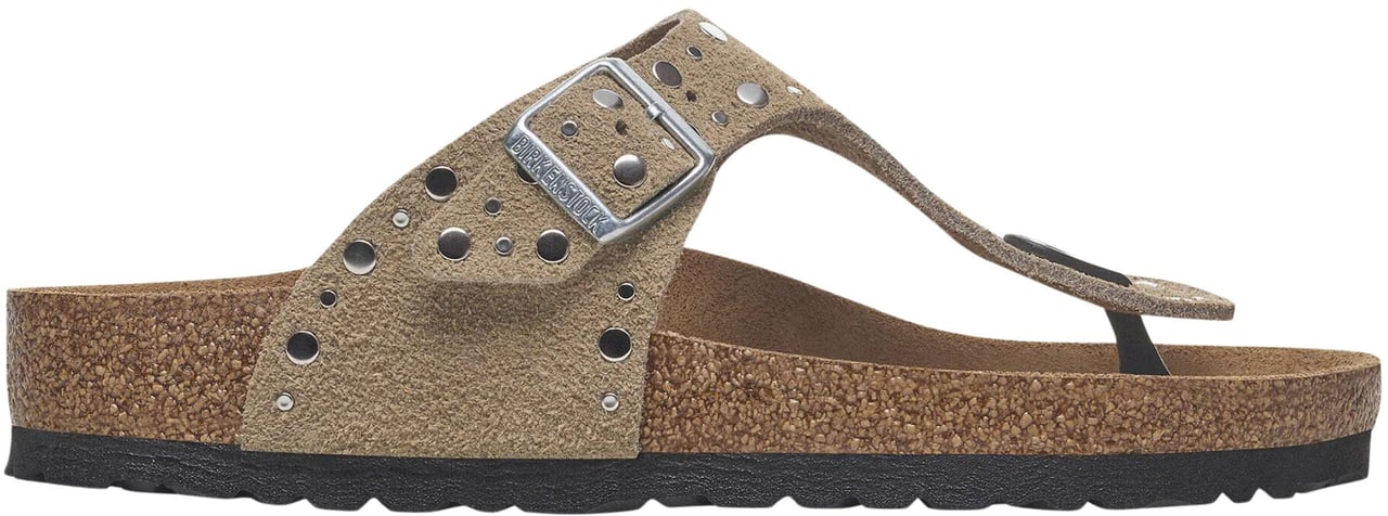 Birkenstock Gizeh Rivet Regular Slippers Taupe 1029388 Taupe