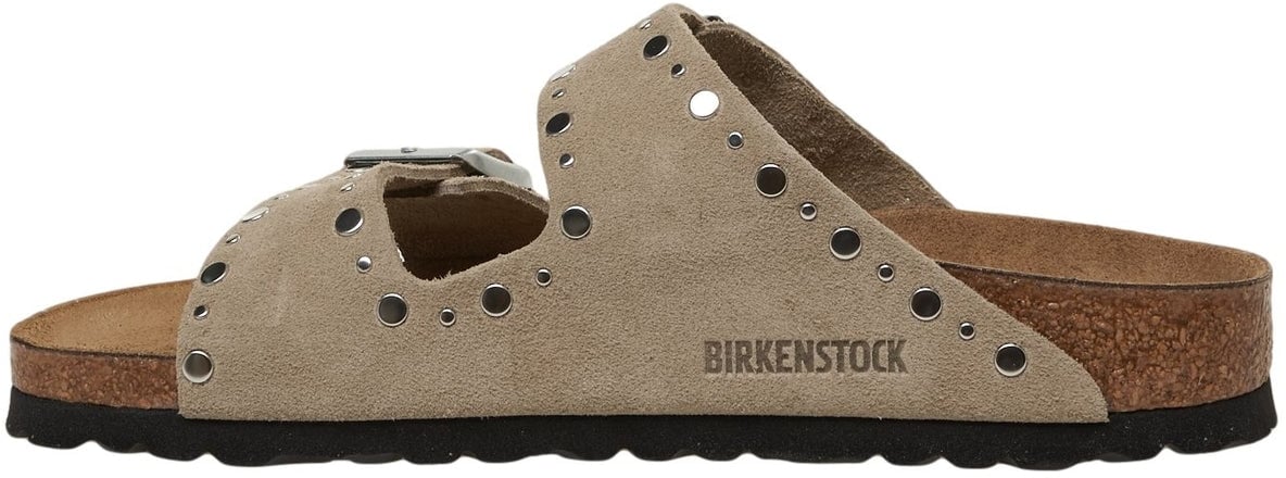 Birkenstock Sandals 'Arizona Rivet Border' Taupe