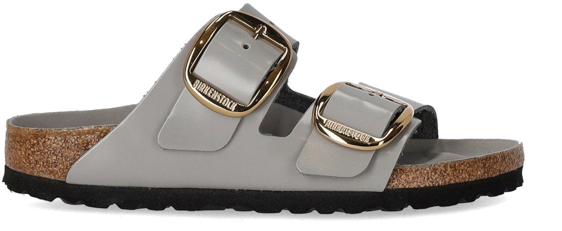 Birkenstock BIRKENSTOCK ARIZONA BIG BUCKLE STONE SANDAL Grijs