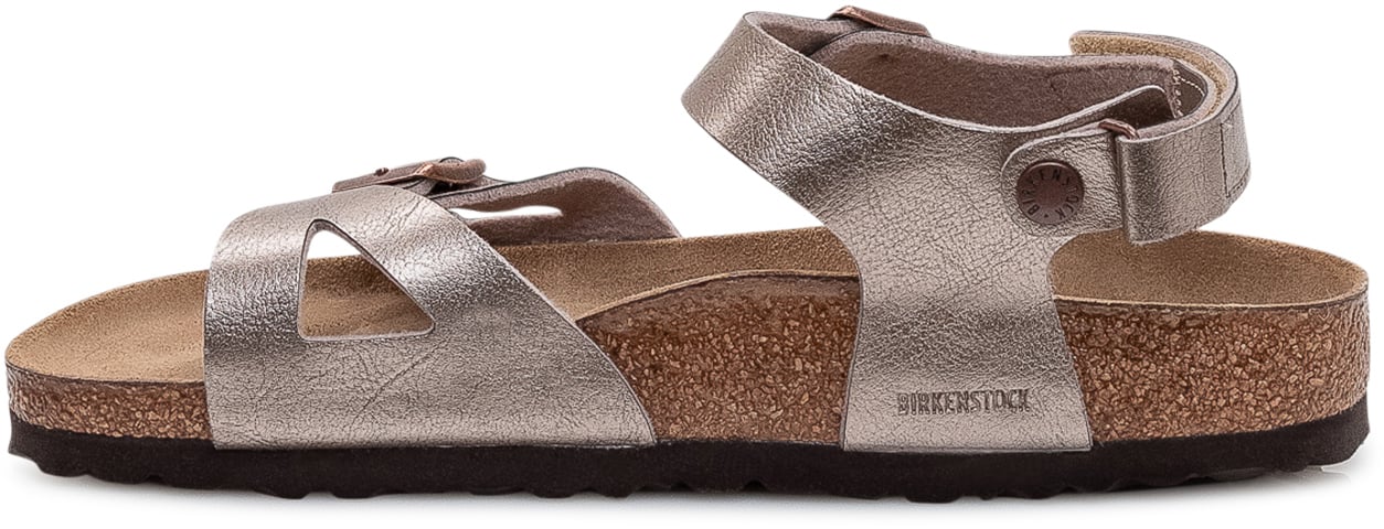 Birkenstock Sandali Rio Hl con Cinturini e Fibbia Goud