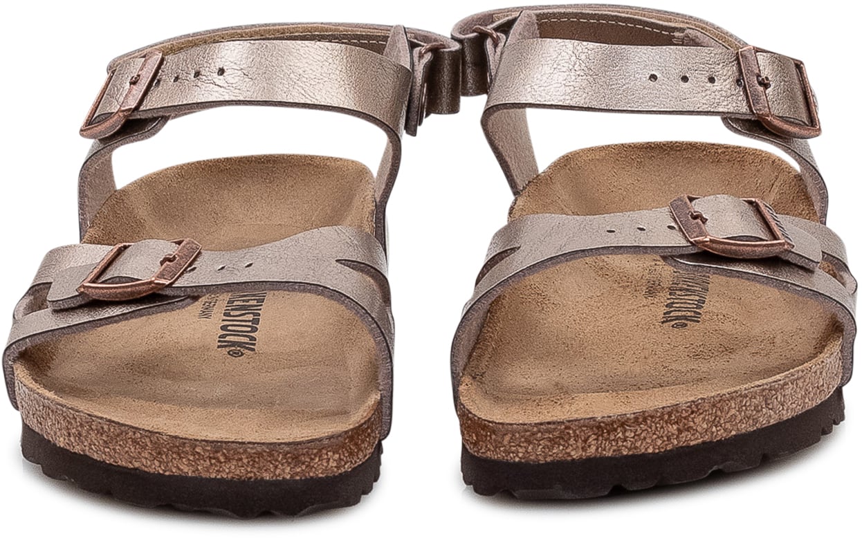 Birkenstock Sandali Rio Hl con Cinturini e Fibbia Goud