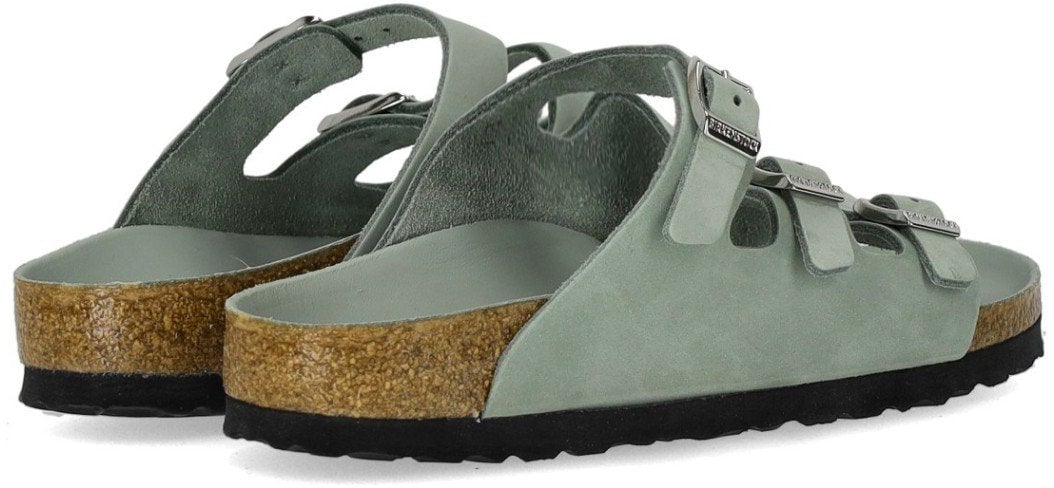 Birkenstock BIRKENSTOCK FLORIDA FRESH PURE SAGE SANDAL Groen