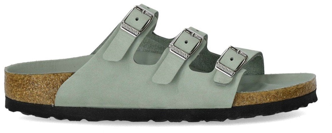 Birkenstock BIRKENSTOCK FLORIDA FRESH PURE SAGE SANDAL Groen