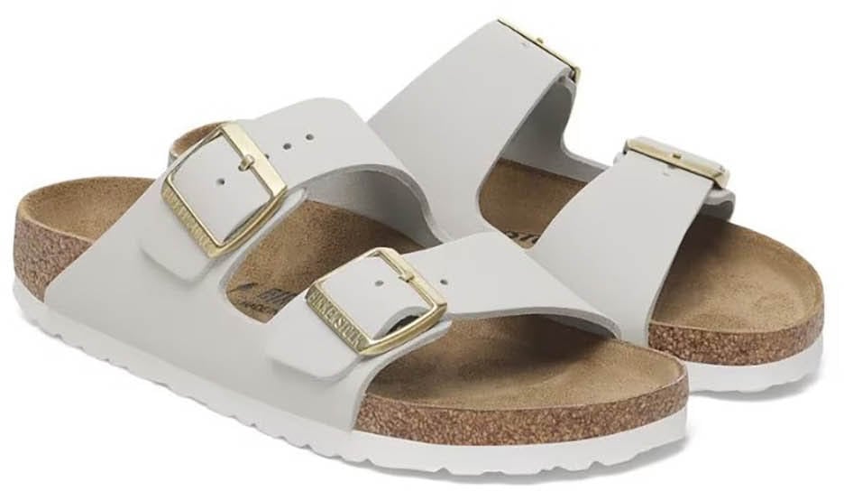 Birkenstock Sandals Antique White Wit