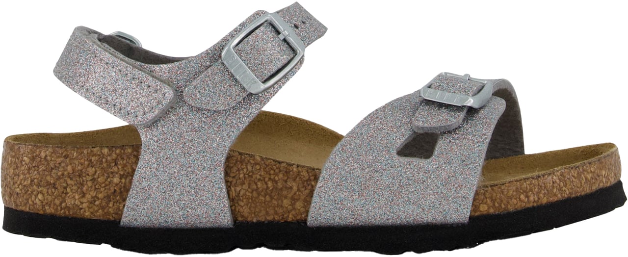 Birkenstock Birkenstock Meisjes Sandalen In Zilver Metallic