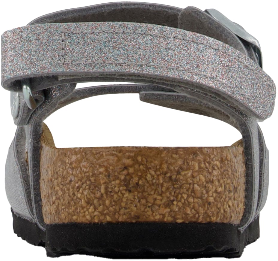 Birkenstock Birkenstock Meisjes Sandalen In Zilver Metallic