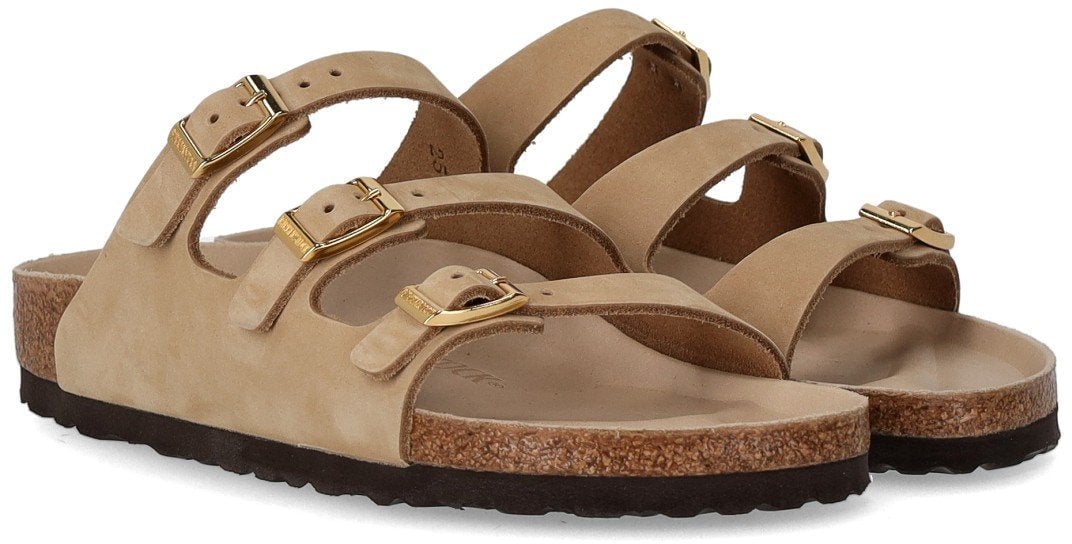 Birkenstock BIRKENSTOCK FLORIDA FRESH SANDCASTLE SANDAL Beige
