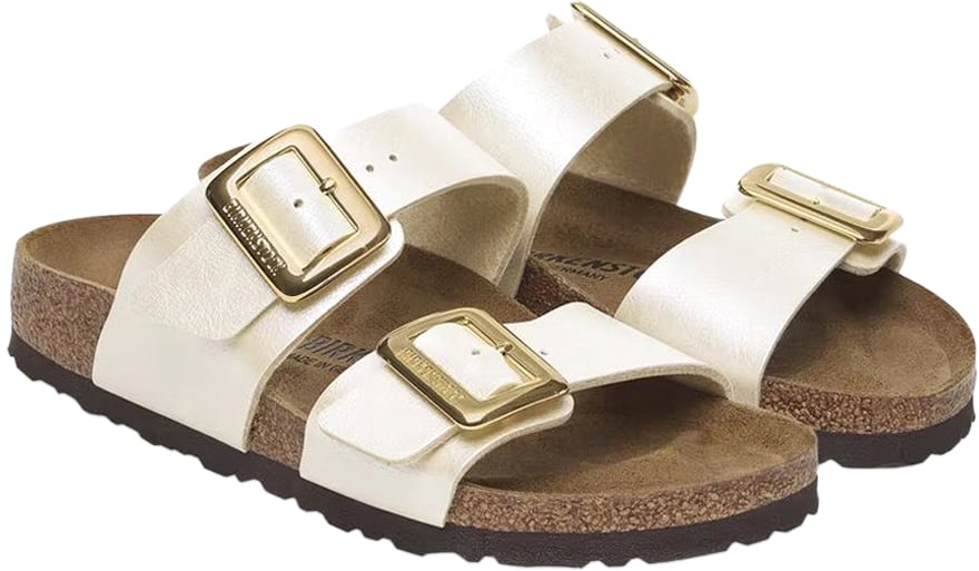 Birkenstock Sandals Pearl White Wit