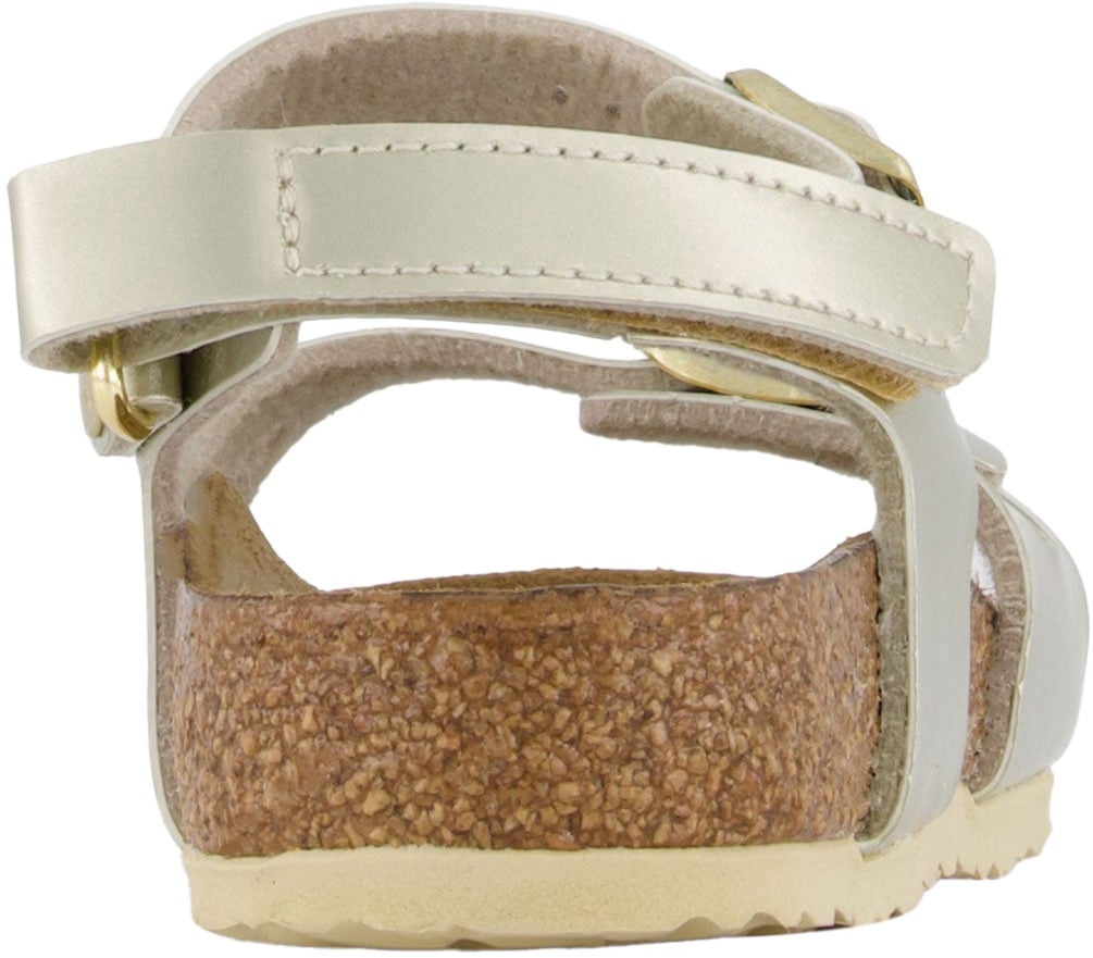 Birkenstock Birkenstock Rio Meisjes Sandalen In Goud Metallic