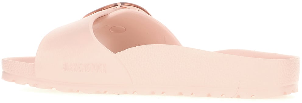 Birkenstock Birkenstock Ivory rubber Madrid Big Buckle slippers Roze