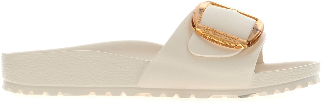 Birkenstock Birkenstock Ivory rubber Madrid Big Buckle slippers Neutraal