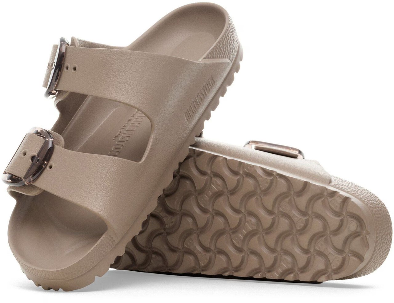 Birkenstock Arizona Big Buckle Narrow Slippers Taupe 1030389 Taupe