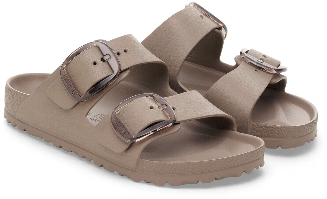 Birkenstock Arizona Big Buckle Narrow Slippers Taupe 1030389 Taupe