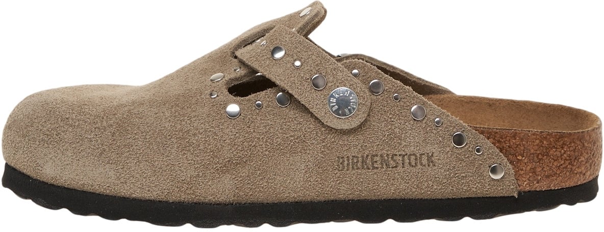 Birkenstock Clogs 'Boston' Taupe