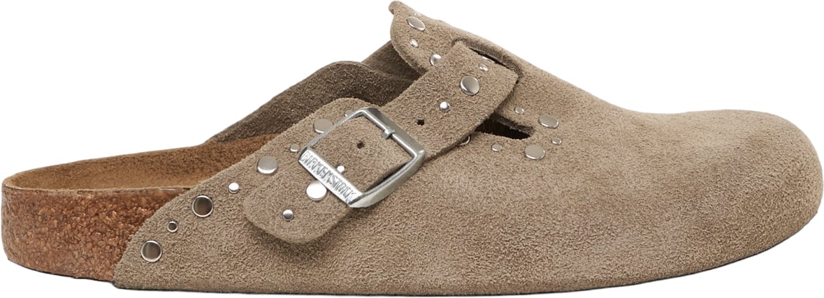 Birkenstock Clogs 'Boston' Taupe